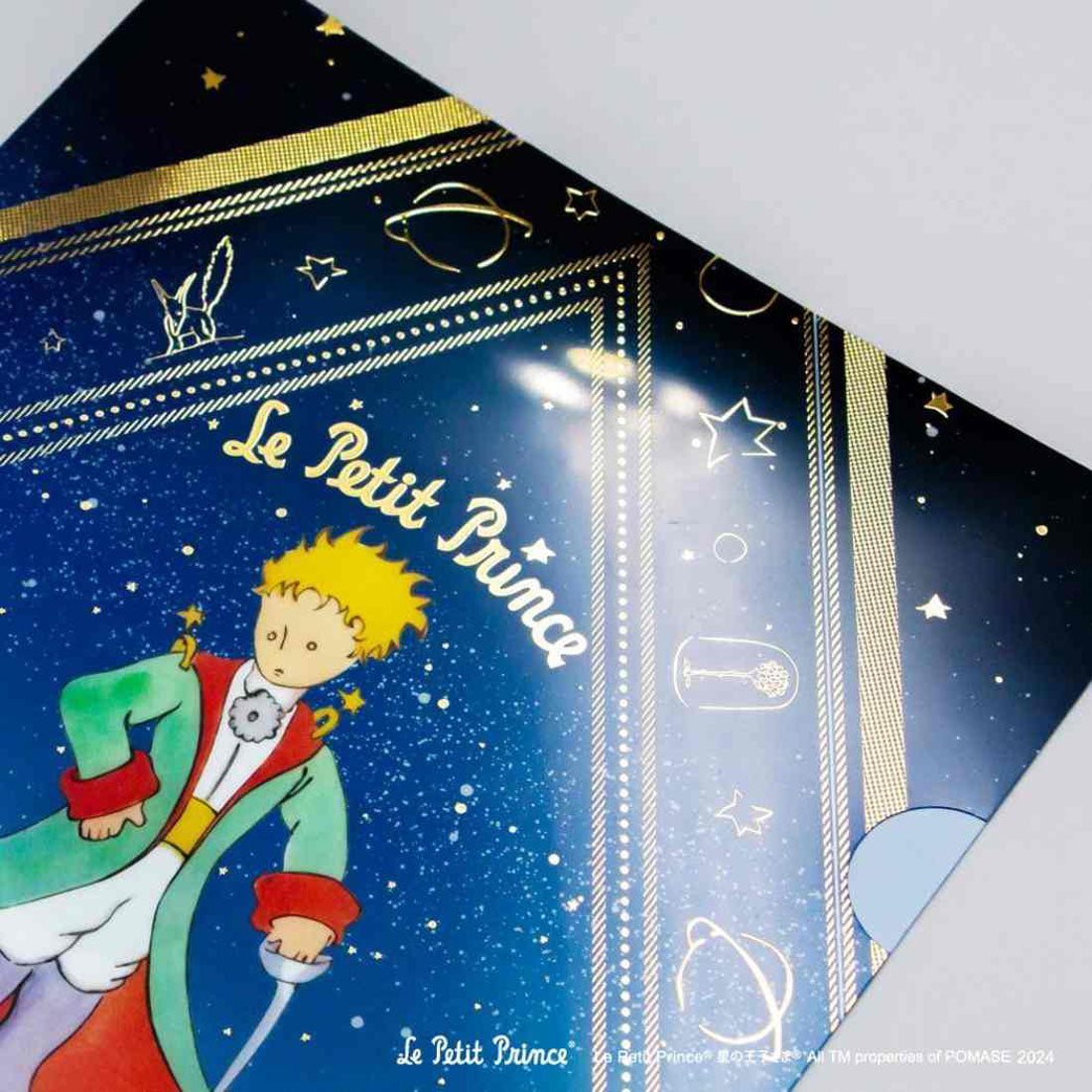 シネマコレクション cinemacollection ROKKAKU x Le Petit Prince 星の王子さま クリアフォルダー A5 クリアファイル 冒険 フタバ 箔押し 新学期準備文具 キャラクター グッズ 他
