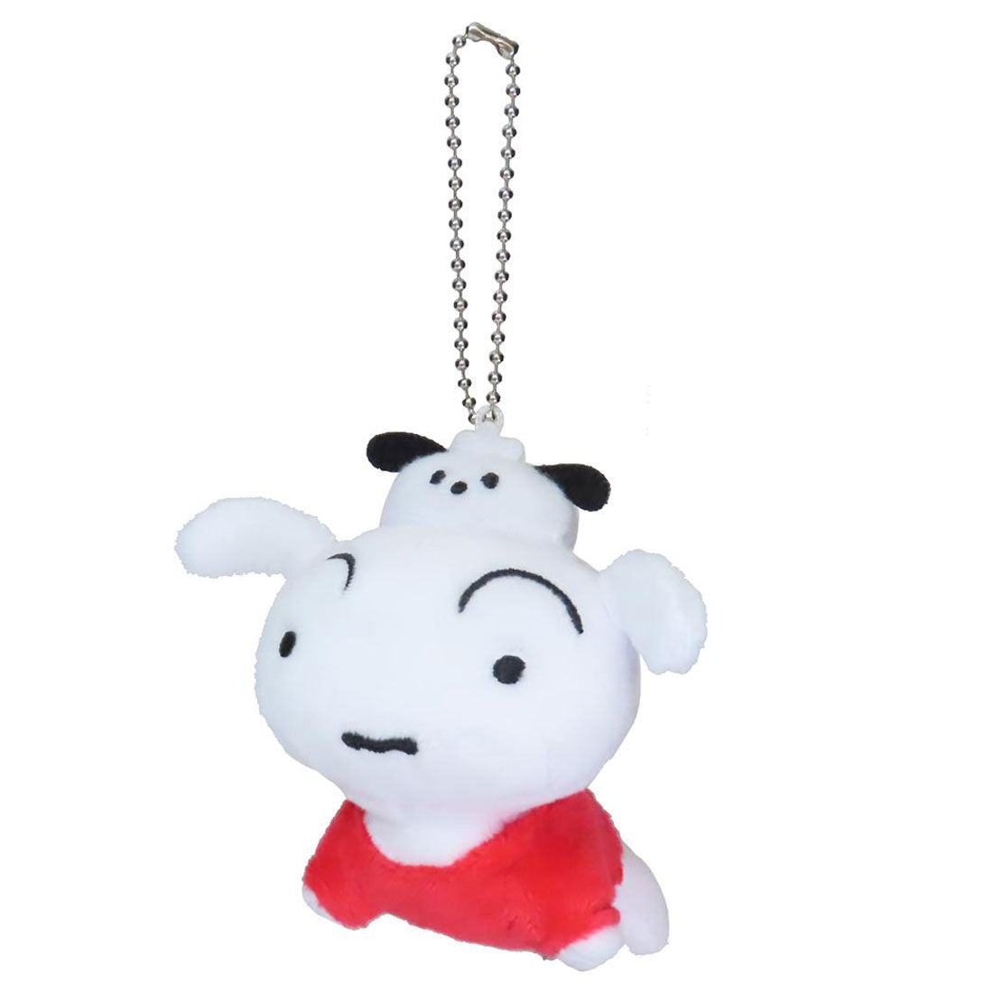 シネマコレクション cinemacollection クレヨンしんちゃんxサンリオキャラクターズ マスコット ぬいぐるみマスコット シロ ポチャッコ サンリオ エンスカイ ボールチェーン ミニぬいぐるみ キャラクター グッズ 他