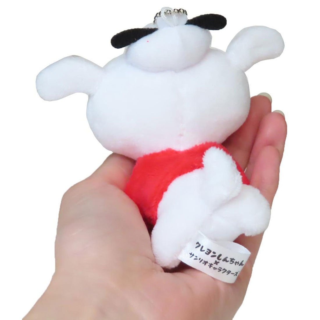 シネマコレクション cinemacollection クレヨンしんちゃんxサンリオキャラクターズ マスコット ぬいぐるみマスコット シロ ポチャッコ サンリオ エンスカイ ボールチェーン ミニぬいぐるみ キャラクター グッズ 他
