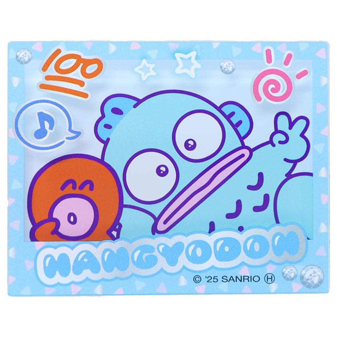 シネマコレクション cinemacollection ハンギョドン 磁石 ダイカットアクリルマグネット 胸キュンメモリーズ サンリオ 事務用品 プチギフト キャラクター グッズ ブルー