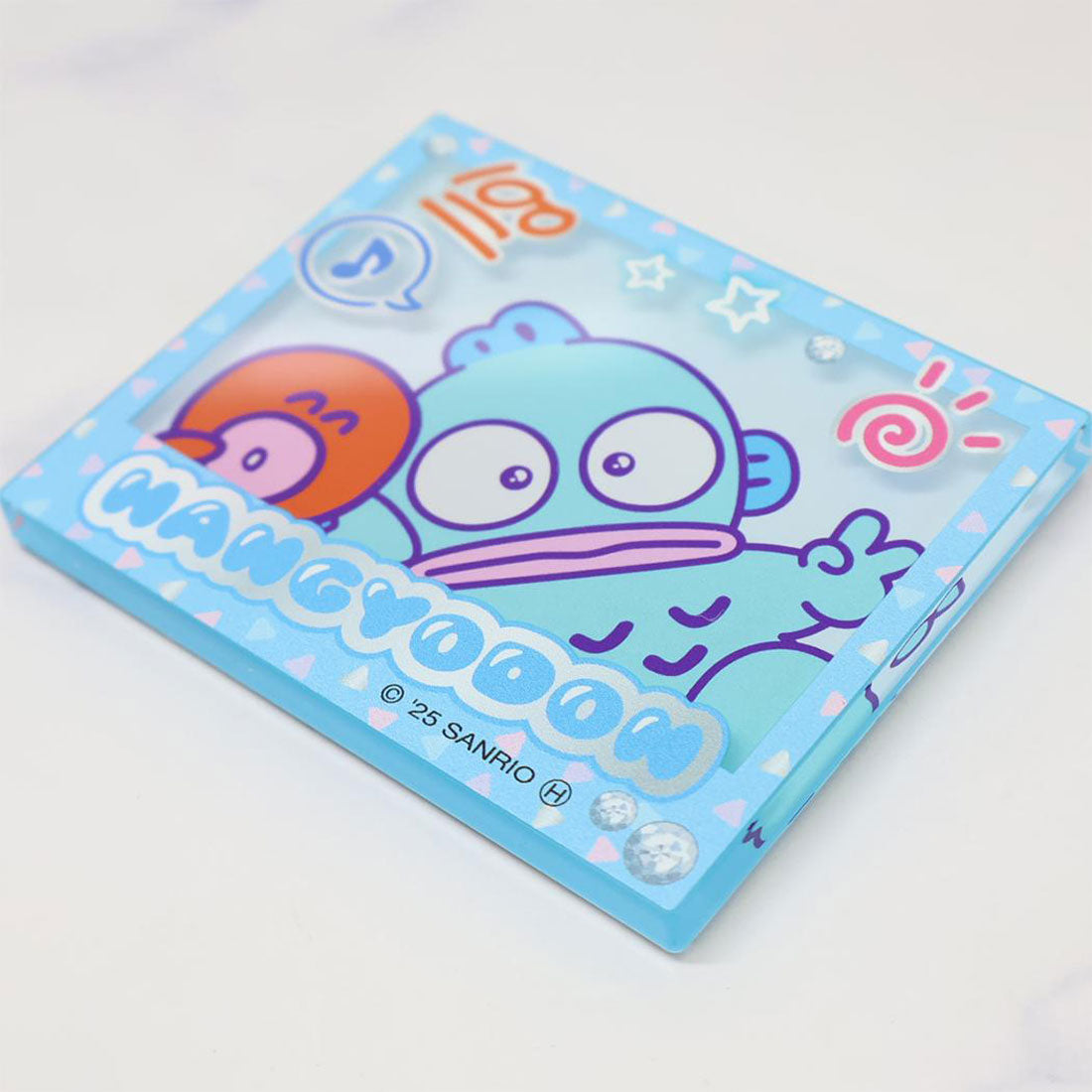 シネマコレクション cinemacollection ハンギョドン 磁石 ダイカットアクリルマグネット 胸キュンメモリーズ サンリオ 事務用品 プチギフト キャラクター グッズ ブルー