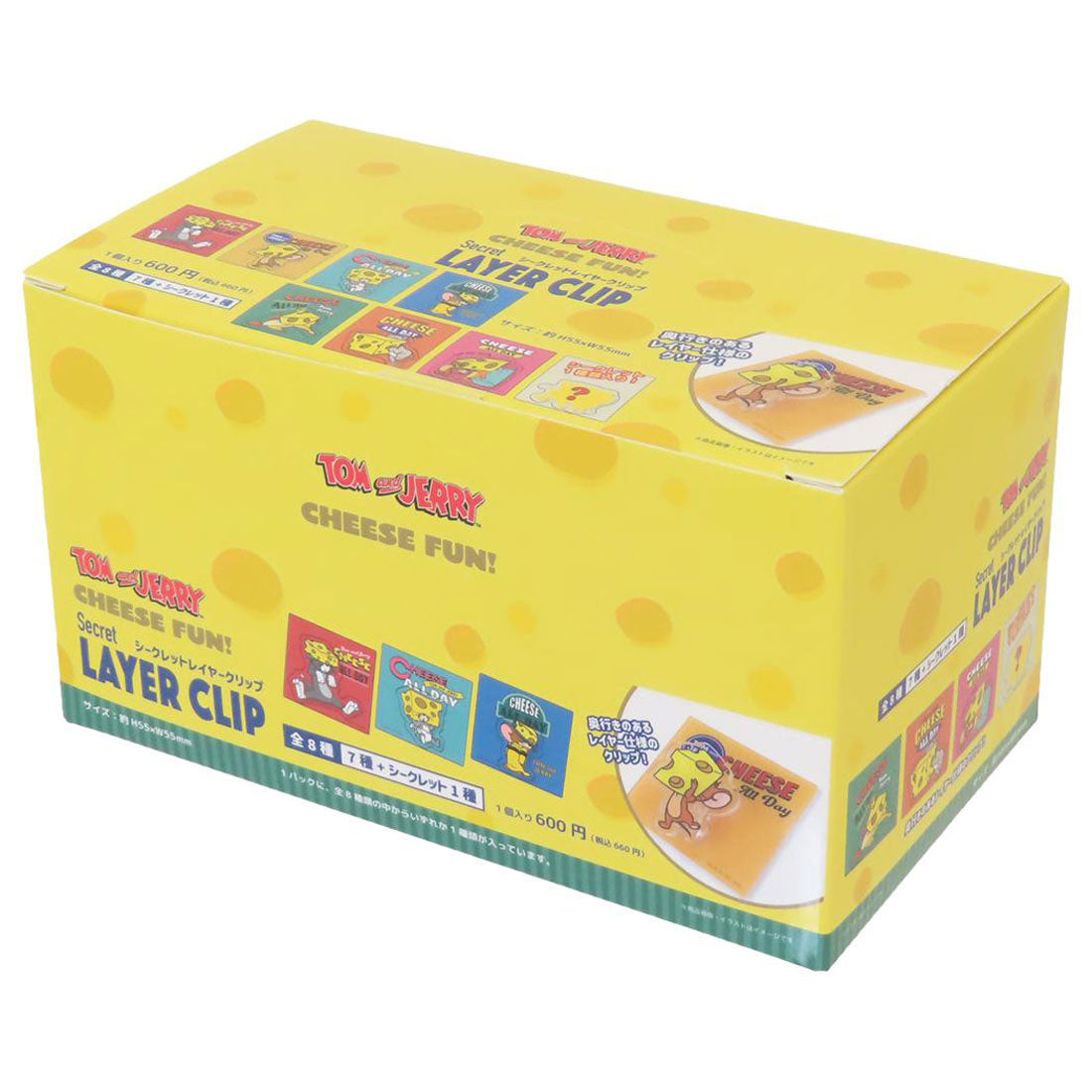 シネマコレクション cinemacollection トムとジェリー クリップ シークレットレイヤークリップ 全8種 8個入セット CHEESE FUN！ ワーナーブラザース ティーズファクトリー コレクション雑貨 まとめ買い キャラクター グッズ 他