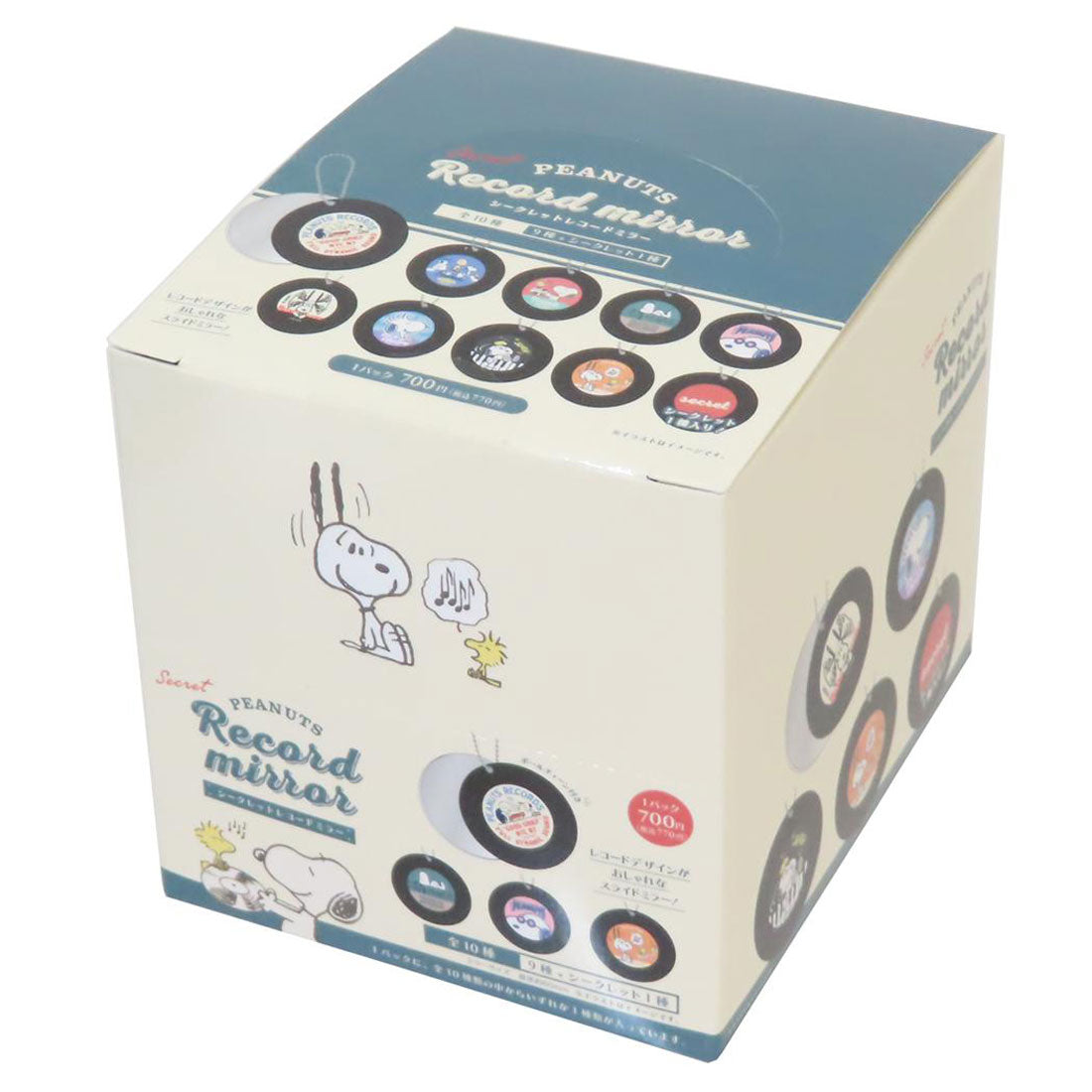 シネマコレクション cinemacollection スヌーピー 手鏡 シークレットレコードミラー 全10種 10個入セット ピーナッツ ティーズファクトリー コレクション雑貨 まとめ買い キャラクター グッズ 他