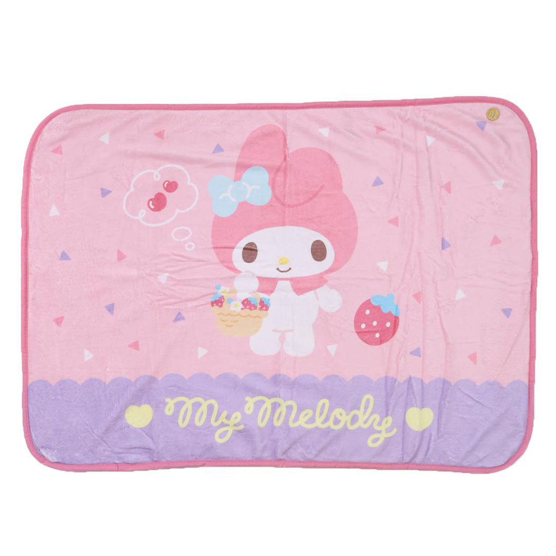 シネマコレクション cinemacollection マイメロディ ひざ掛け毛布 ふわふわブランケット ボタン付き サンリオ ウォーマー雑貨 防寒用品 キャラクター グッズ 他