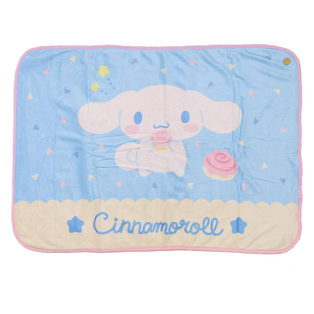 シネマコレクション cinemacollection シナモロール ひざ掛け毛布 ふわふわブランケット ボタン付き サンリオ ウォーマー雑貨 防寒用品 キャラクター グッズ 他