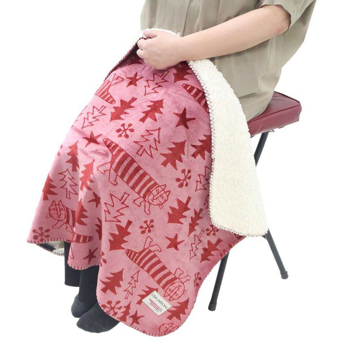 シネマコレクション cinemacollection リサラーソン ひざ掛け毛布 オパール加工ブランケット ウィンターマイキー 丸眞 ウォーマー雑貨 防寒用品 キャラクター グッズ 他