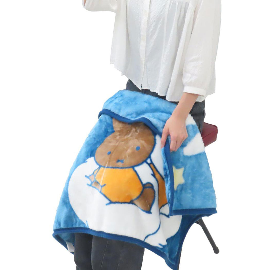 シネマコレクション cinemacollection ミッフィー ひざ掛け毛布 ブランケット 星空ミッフィー ディックブルーナ 丸眞 ウォーマー雑貨 防寒用品 絵本キャラクター グッズ 他