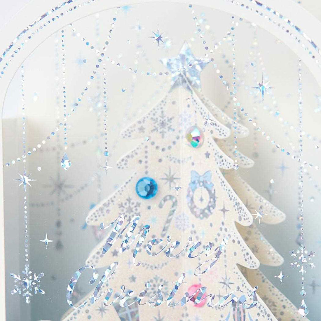 シネマコレクション cinemacollection CHRISTMAS グリーティングカード クリスマスカード JX 35-5 白い枠にツリー サンリオ プレゼント メッセージカード グッズ 他