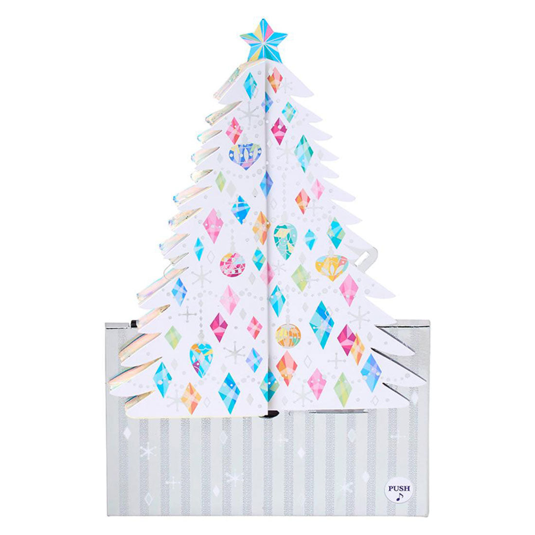 シネマコレクション cinemacollection CHRISTMAS グリーティングカード メロディJXPM 1-5 クリスマスカード 立体 白いツリー サンリオ プレゼント ポップアップ グッズ 他