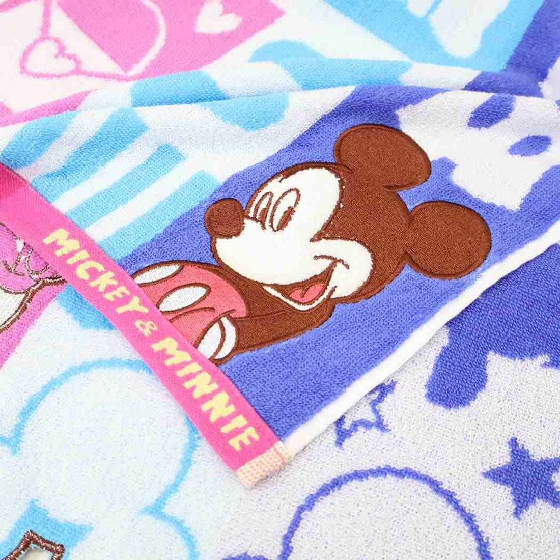 シネマコレクション cinemacollection ミッキー＆ミニー フェイスタオル パイルジャカード ロングタオル シャンブル ディズニー 丸眞 スポーツタオル キャラクター グッズ 他