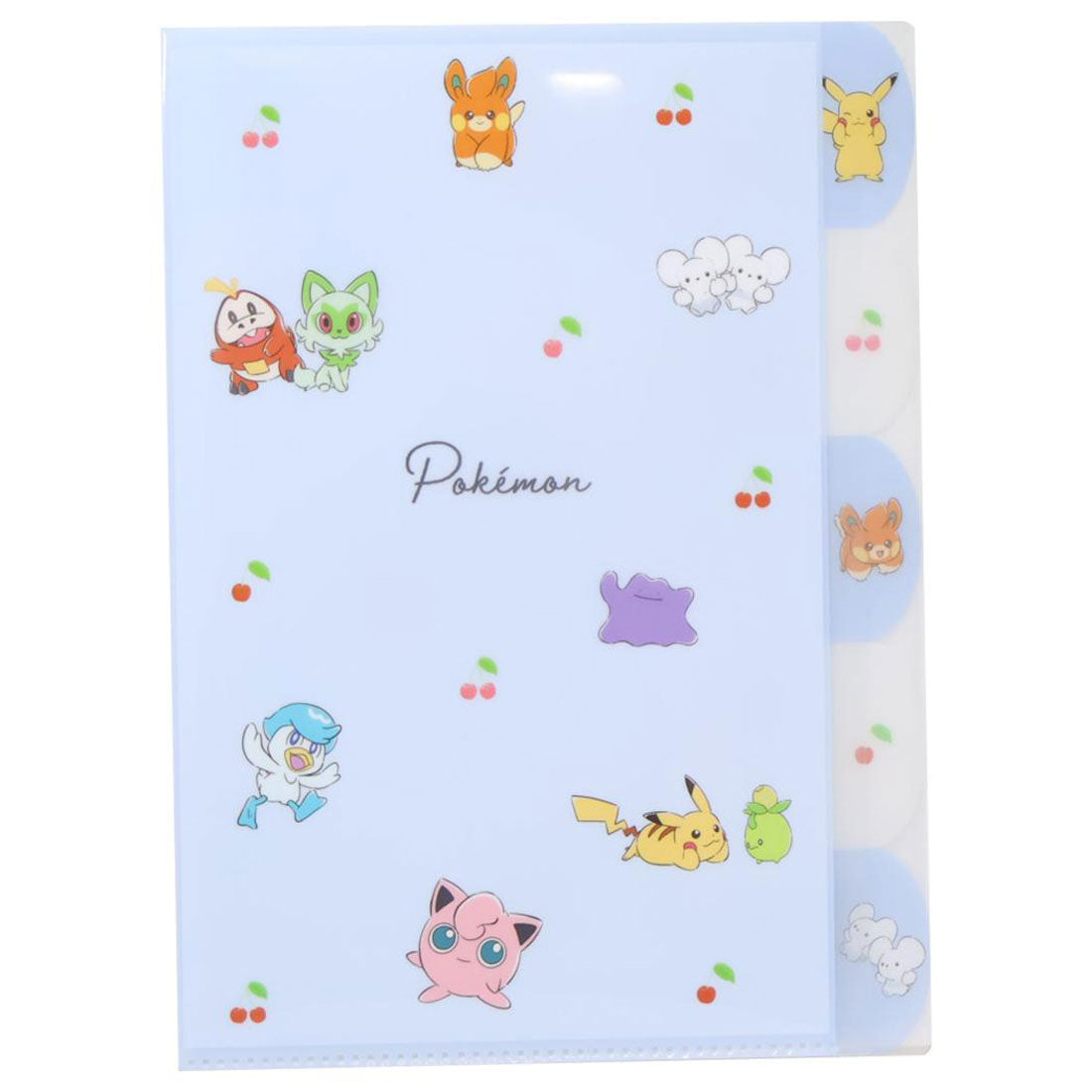 シネマコレクション cinemacollection ポケットモンスター ポケットファイル ダイカット5インデックスクリアファイル A4 チェリーチラシ ポケモン カミオジャパン 新学期準備文具 かわいい キャラクター グッズ マルチカラー