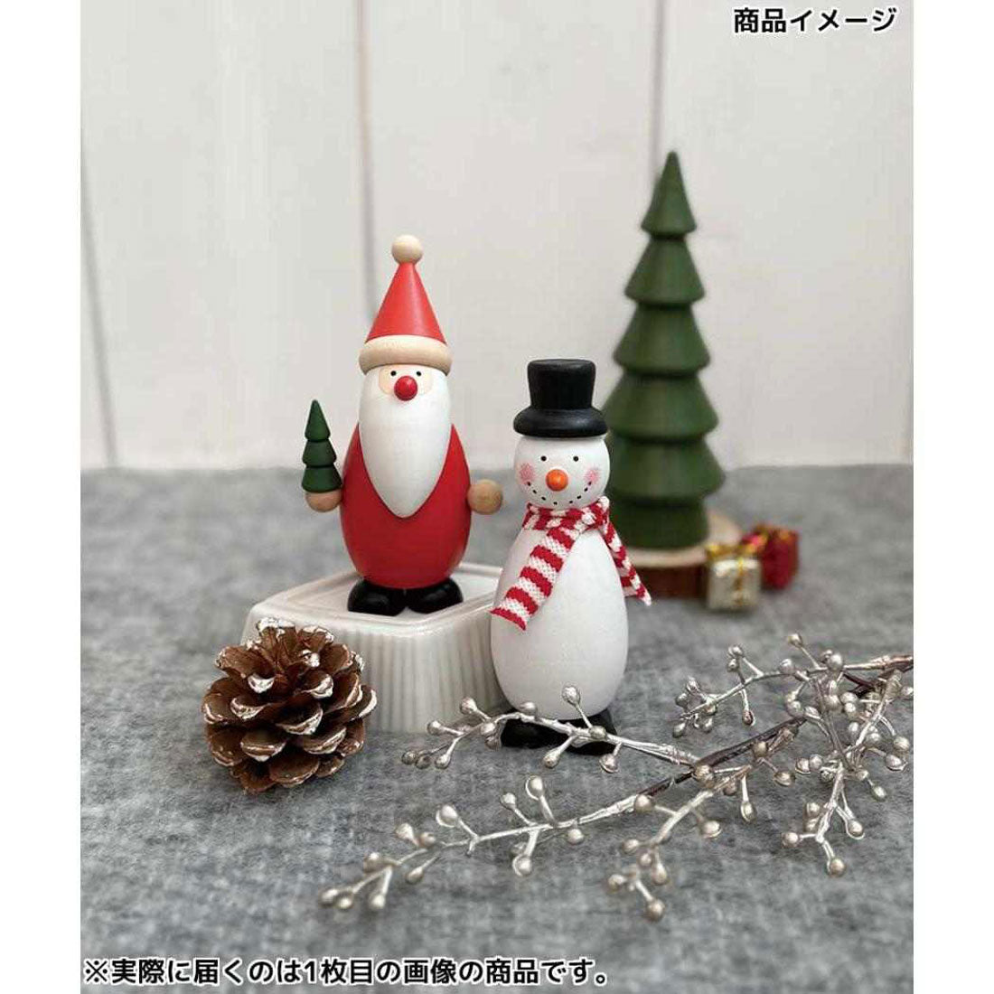 シネマコレクション cinemacollection マスコット クリスマスウッドマスコット スノーマン デコレ インテリア かわいい グッズ 他