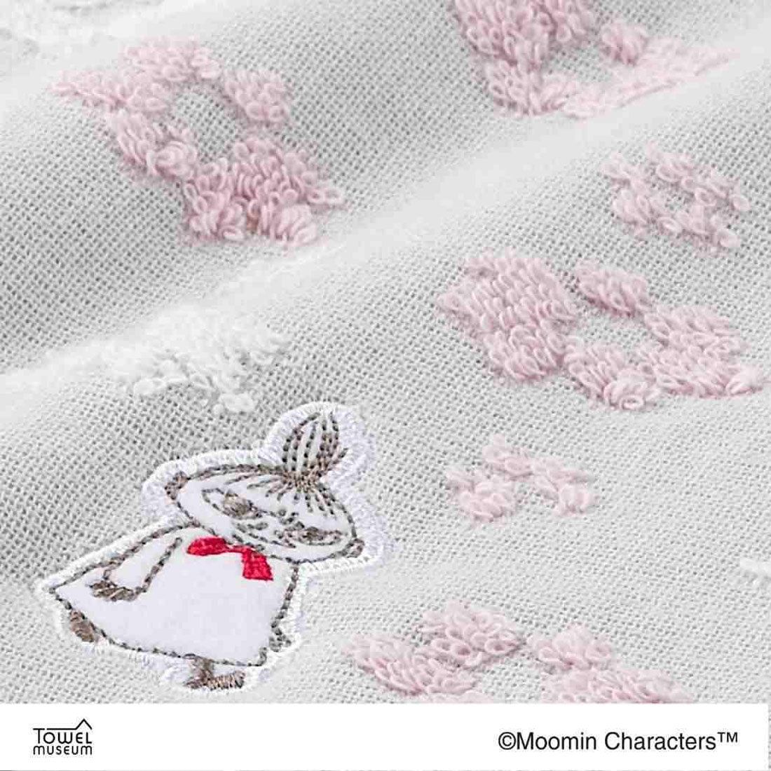 シネマコレクション cinemacollection ムーミン ベビービブ ガーゼパイル スタイ 野花 リトルミイ ピンク 北欧 タオル美術館 プレゼント かわいい キャラクター グッズ 他