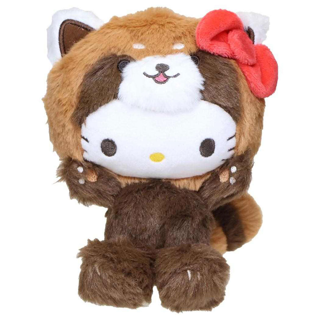 シネマコレクション cinemacollection ハローキティ ぬいぐるみ プラッシュドール バンザイシリーズ レッサーパンダ サンリオ プレゼント キャラクター グッズ ブラウン
