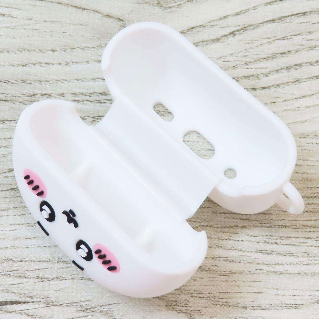 シネマコレクション cinemacollection ちいかわ エアーポッズプロケース AirPods Pro 第2世代 対応シリコンケース グルマンディーズ エアポッズプロケース キャラクター グッズ ホワイト