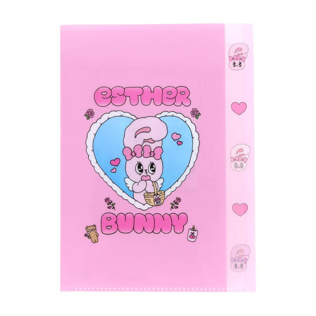 シネマコレクション cinemacollection エスターバニー ポケットファイル ダイカットクリアファイル5P A4 ピンク ESTHER BUNNY サンスター文具 新学期準備文具 かわいい キャラクター グッズ 他