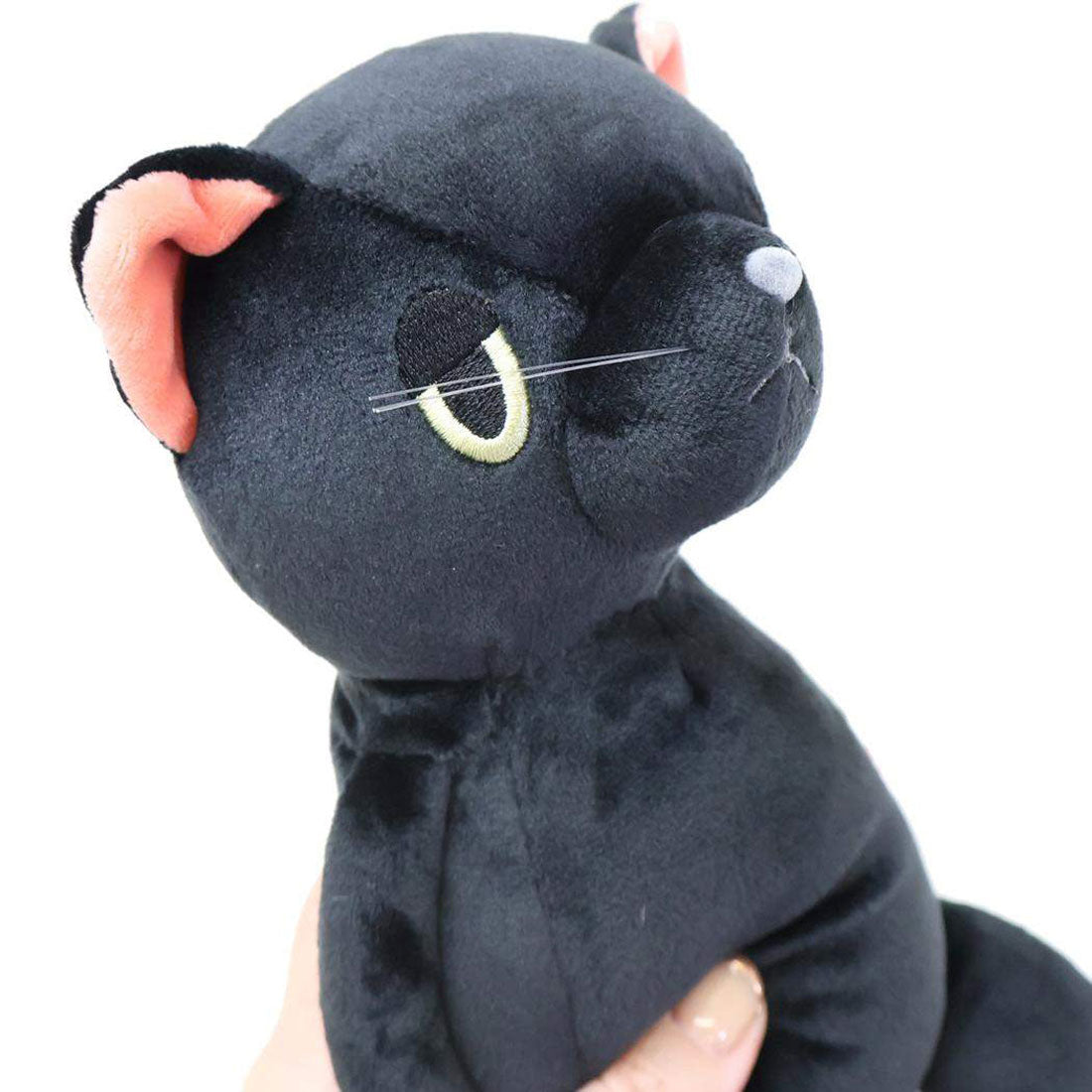 シネマコレクション cinemacollection N'Angelo ニアンジェロ プラッシュドール ぬいぐるみ クロ ねこ シナダグローバル 人形 マスコット グッズ 他
