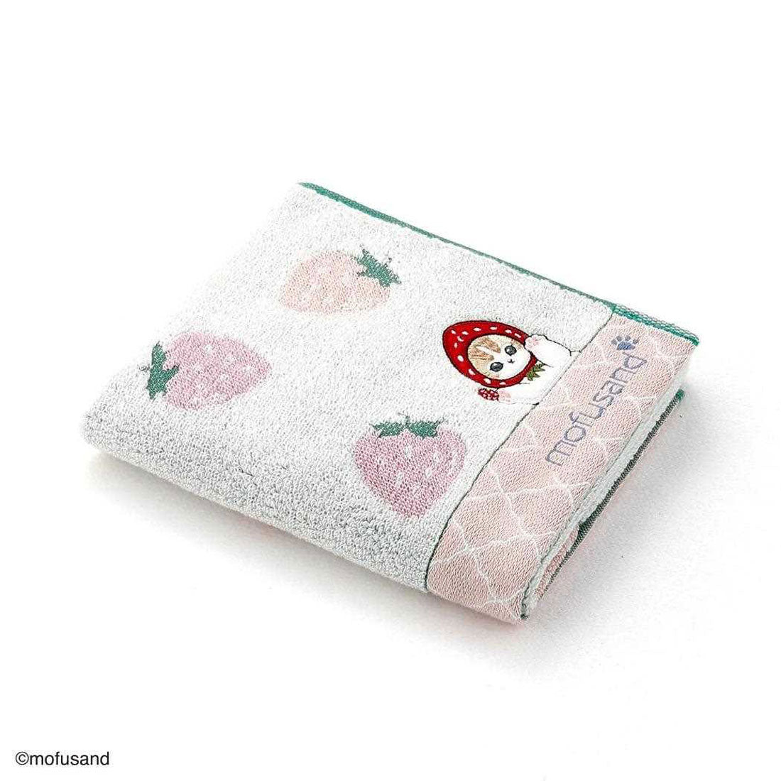 シネマコレクション cinemacollection mofusand モフサンド ロングタオル フルフィーコットン フェイスタオル いちご ピンク タオル美術館 プレゼント かわいい キャラクター グッズ 他