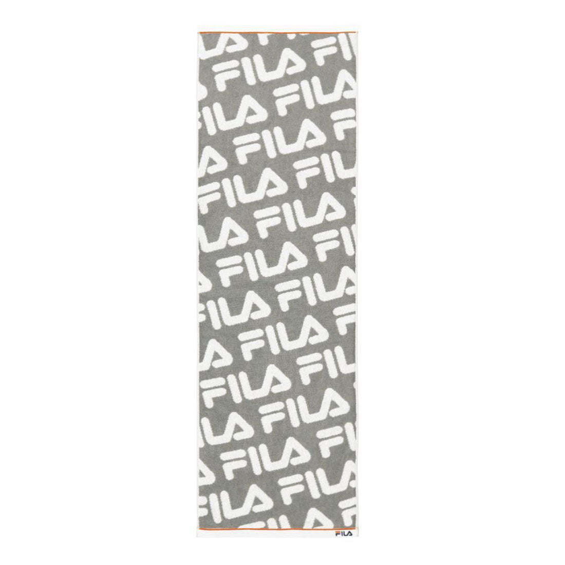 シネマコレクション cinemacollection FILA フィラ フェイスタオル フルフィーコットン スポーツタオル 総柄 グレー タオル美術館 プレゼント 汗拭きタオル グッズ 他