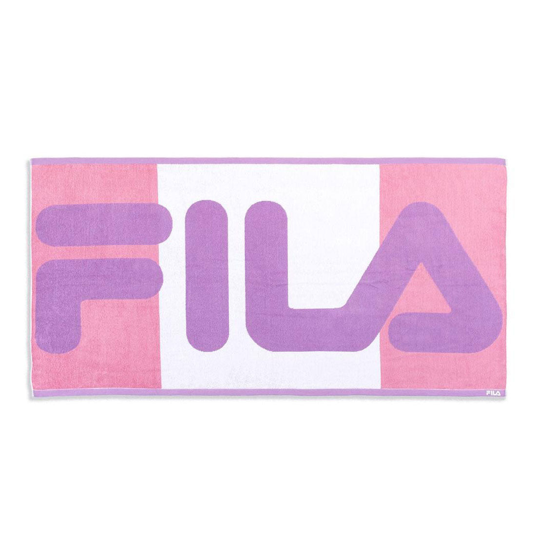 シネマコレクション cinemacollection FILA フィラ バスタオル フルフィーコットン ボディタオル ワンポイント パープル タオル美術館 プレゼント 汗拭きタオル グッズ 他