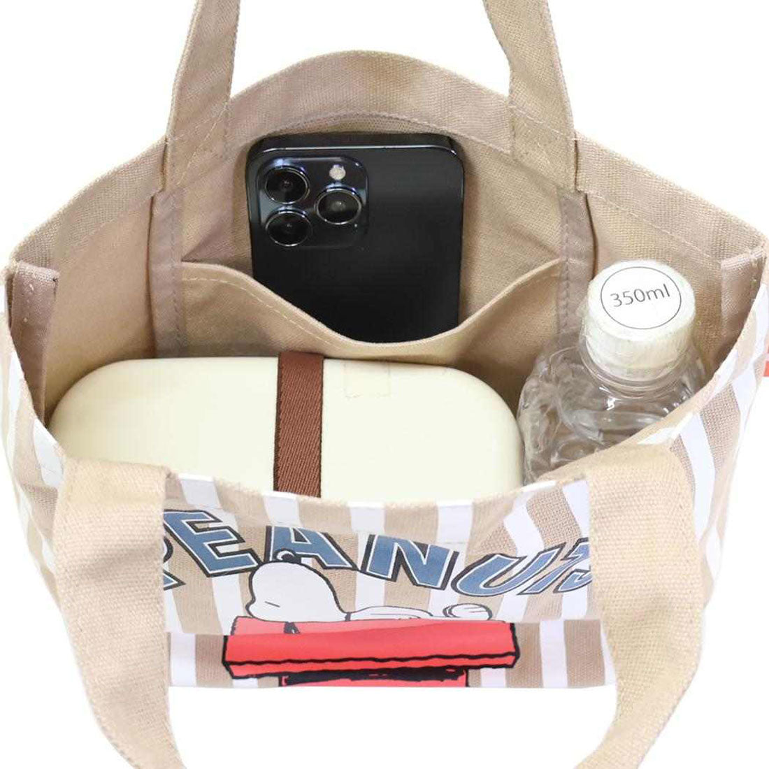 シネマコレクション cinemacollection スヌーピー ランチバッグ カラーマチ付バッグ ストライプ BG ピーナッツ スモールプラネット お弁当かばん キャラクター グッズ 他