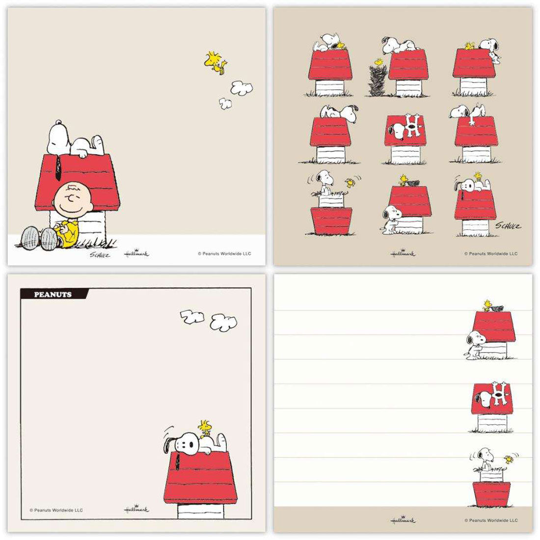 シネマコレクション cinemacollection スヌーピー メモ帳 メモパッド Happiness is Red HOUSE ピーナッツ 日本ホールマーク かわいい キャラクター グッズ 他