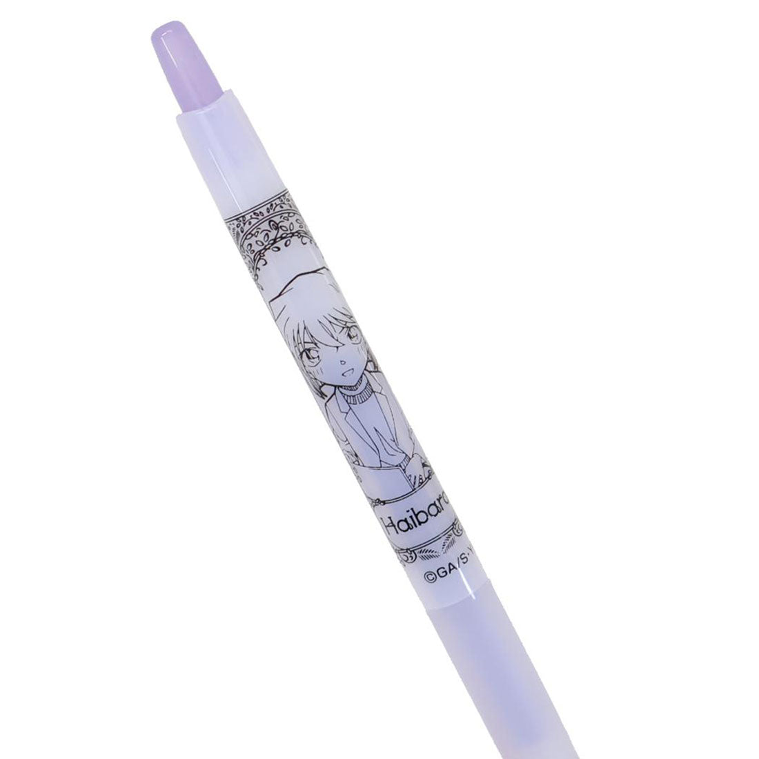 シネマコレクション cinemacollection 名探偵コナン ボールペン ジュース くすみカラー 0.5mm 灰原 哀 バイオレット 少年サンデー ヒサゴ 事務用品 筆記用具 日本製 アニメキャラクター グッズ 他