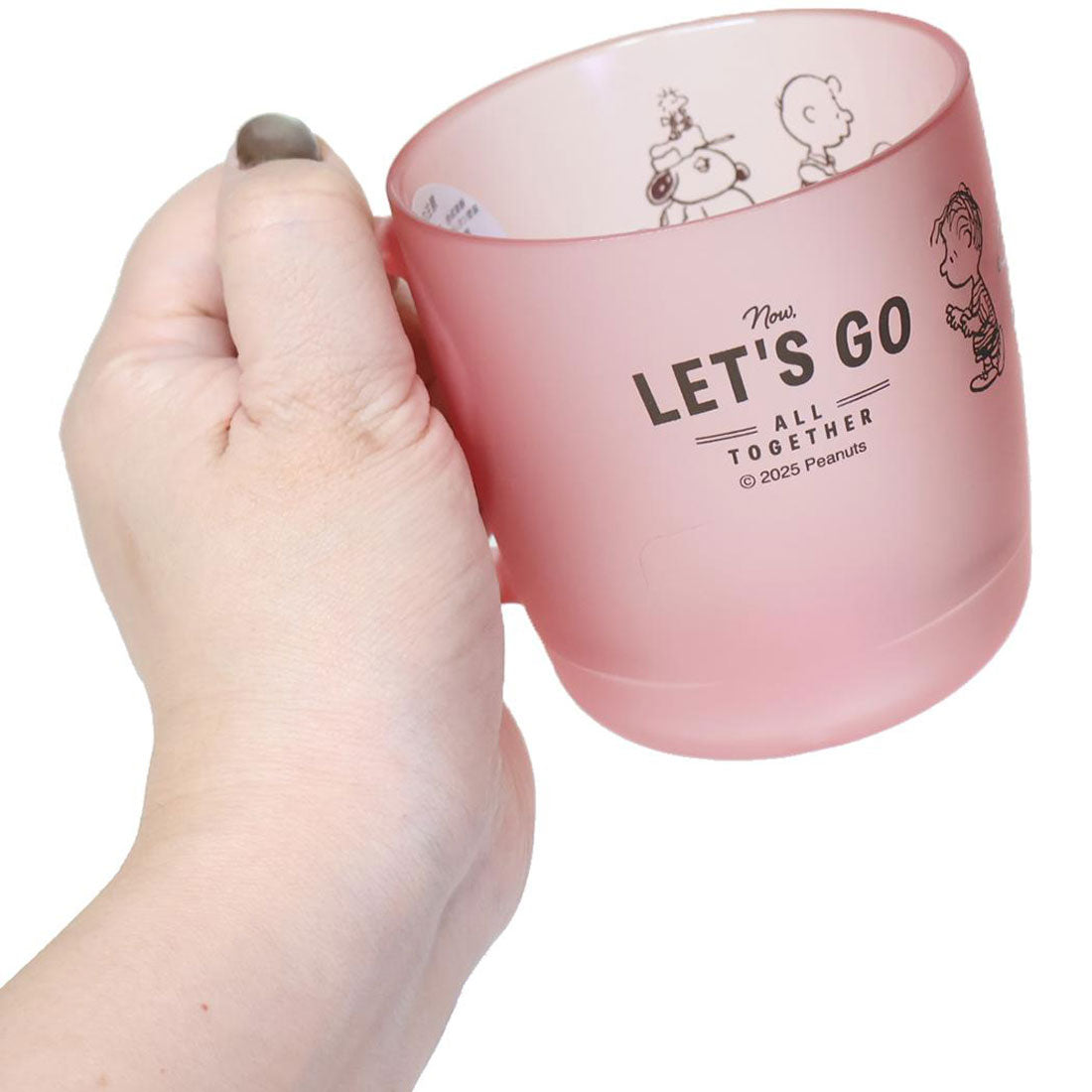 シネマコレクション cinemacollection スヌーピー マグカップ クリアカップ 300ml てくてく ピーナッツ カミオジャパン 軽量 割れにくい 日本製 キャラクター グッズ 【返品不可商品】 他