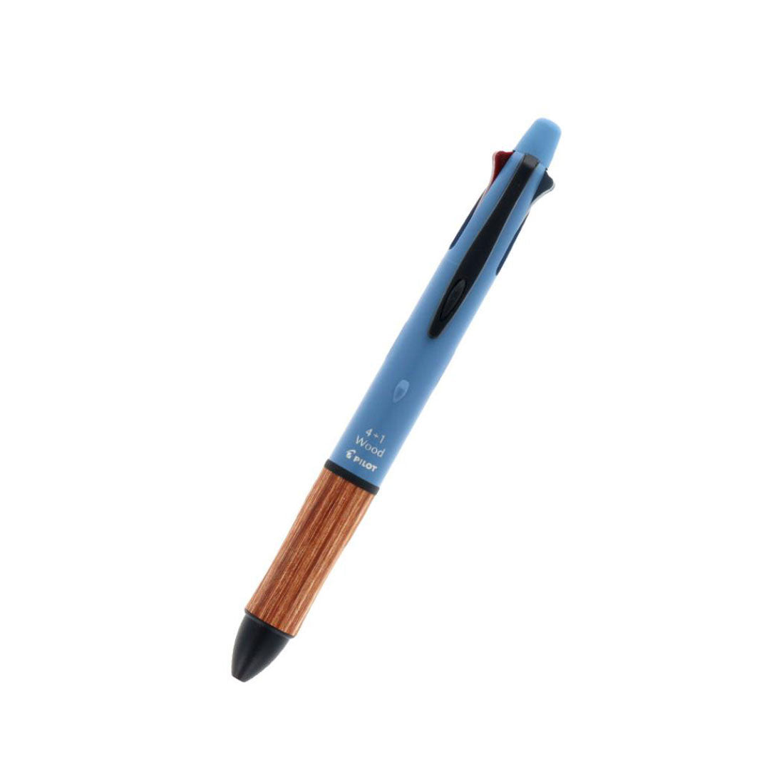シネマコレクション cinemacollection ハローキティ 多機能ボールペン Dr.Grip4＋1 WOOD サンリオ サンスター文具 大学生 高校生 プレゼント キャラクター グッズ ブルー