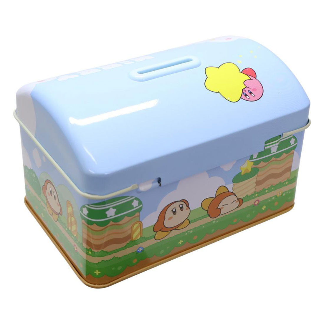 シネマコレクション cinemacollection 星のカービィ 貯金箱 カギ付き缶バンク グリーングリーンズ ティーズファクトリー プレゼント キャラクター グッズ 他