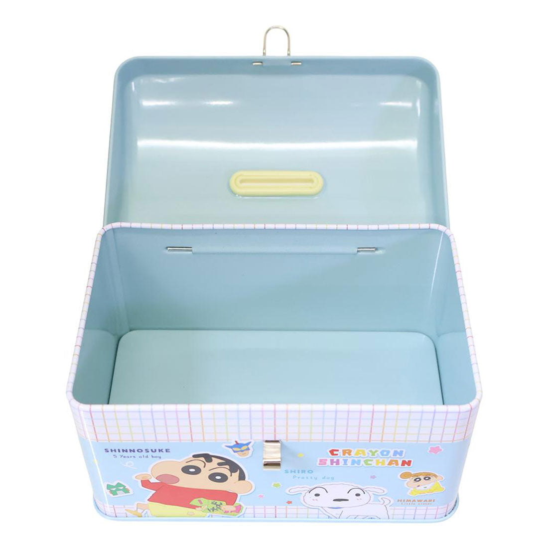 シネマコレクション cinemacollection クレヨンしんちゃん 貯金箱 カギ付き缶バンク ステッカー ティーズファクトリー プレゼント アニメキャラクター グッズ 他