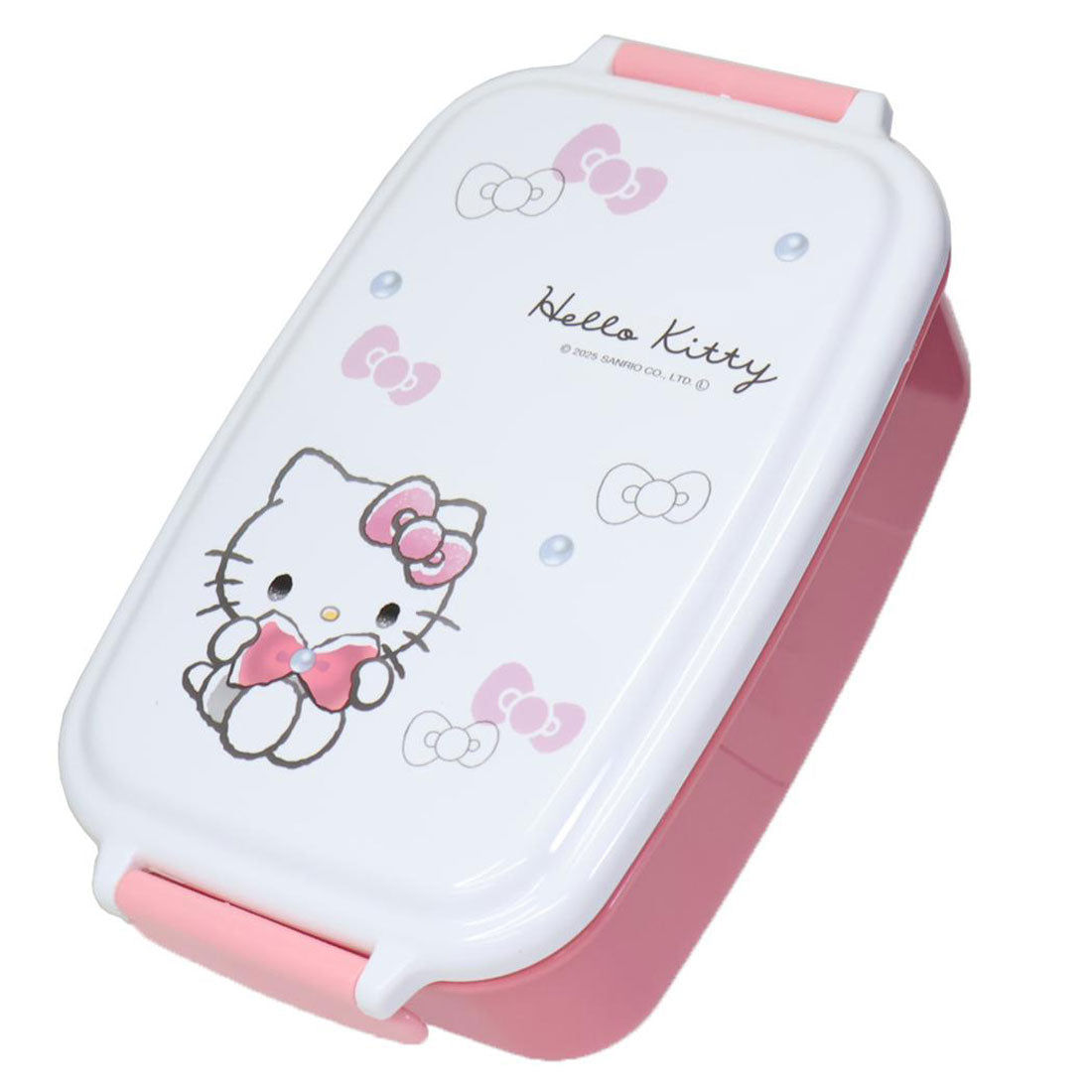 シネマコレクション cinemacollection ハローキティ お弁当箱 抗菌 1段ランチボックス モノクロリボン サンリオ カミオジャパン 新学期準備 日本製 キャラクター グッズ 【返品不可商品】 他