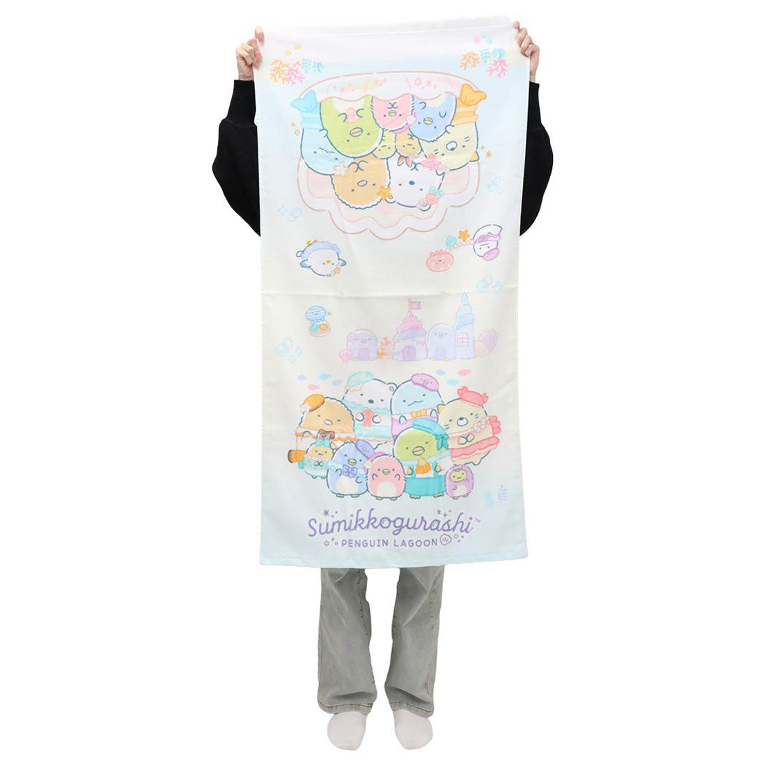 シネマコレクション cinemacollection すみっコぐらし バスタオル プリントビッグタオル ぺんぎんラグーン サンエックス 犬飼タオル お風呂タオル キャラクター グッズ 他