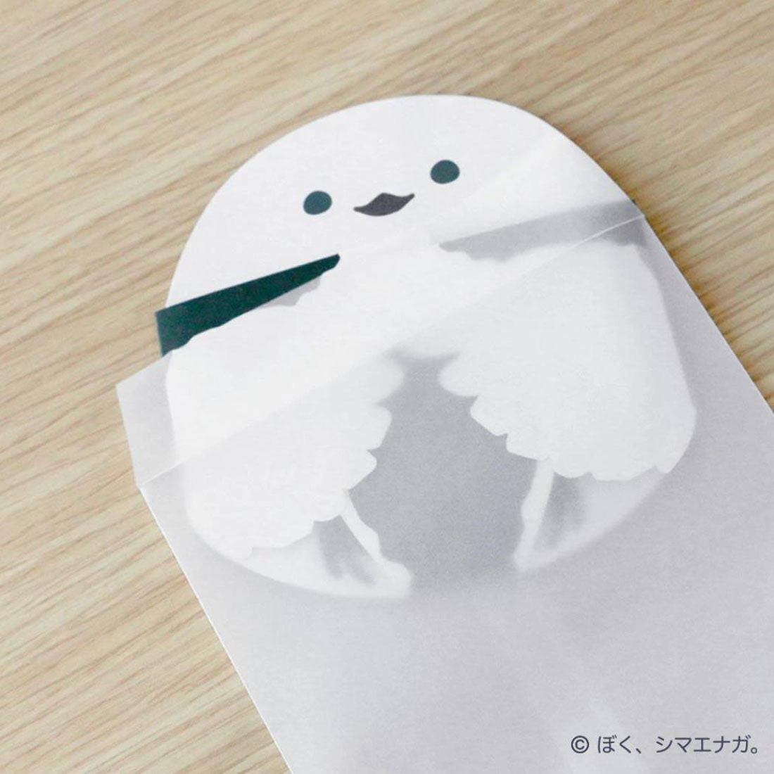 シネマコレクション cinemacollection ぼく、シマエナガ 手紙セット まんまるレターセット フタバ 便箋＆封筒 かわいい グッズ ホワイト