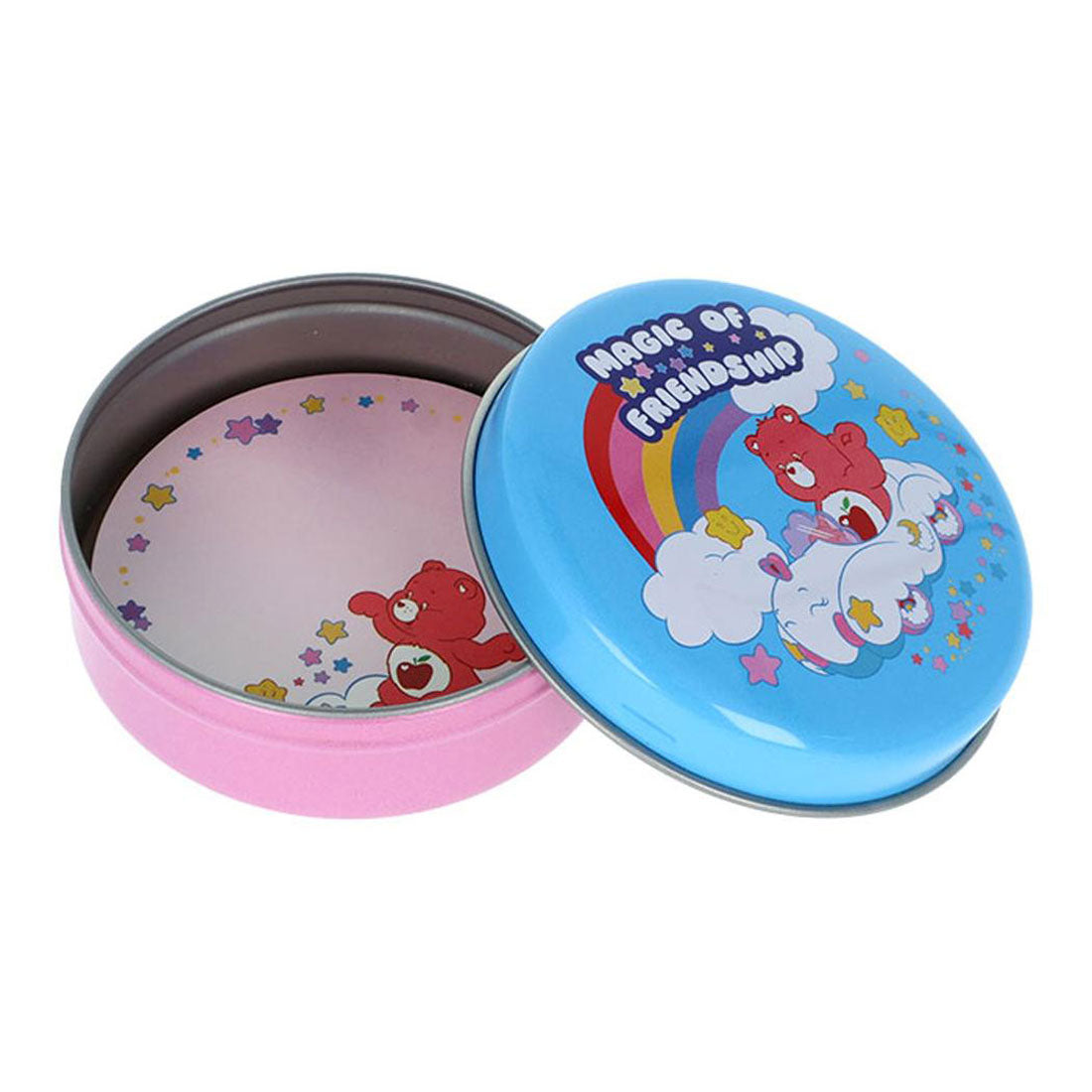シネマコレクション cinemacollection ケアベア 付せん 缶入り付箋 ブルー CareBears サンスター文具 新学期準備文具 事務用品 ステーショナリー キャラクター グッズ 他