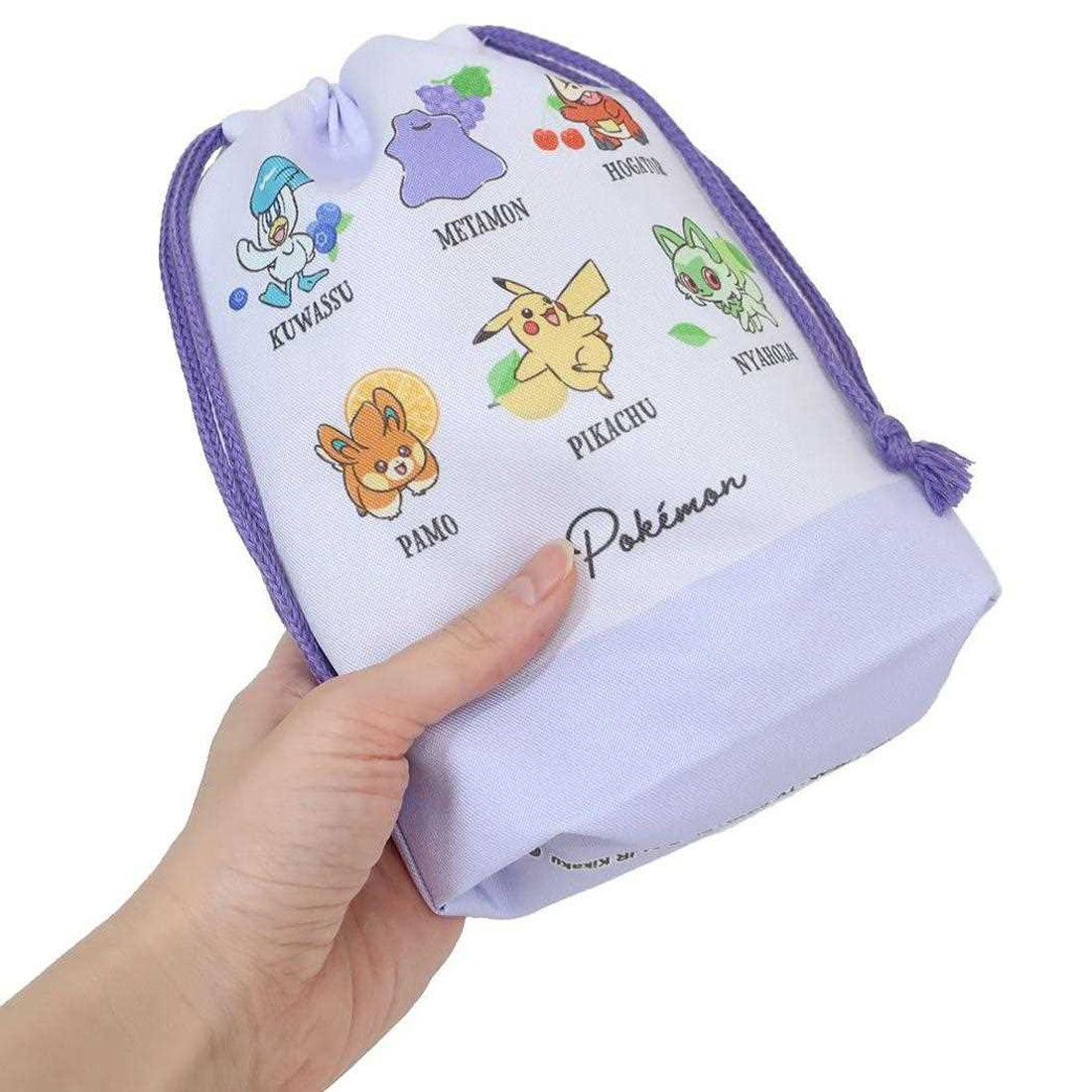 シネマコレクション cinemacollection ポケットモンスター 巾着袋 マチ付き巾着 フルーツいっぱい ポケモン カミオジャパン 新学期準備 キャラクター グッズ 他
