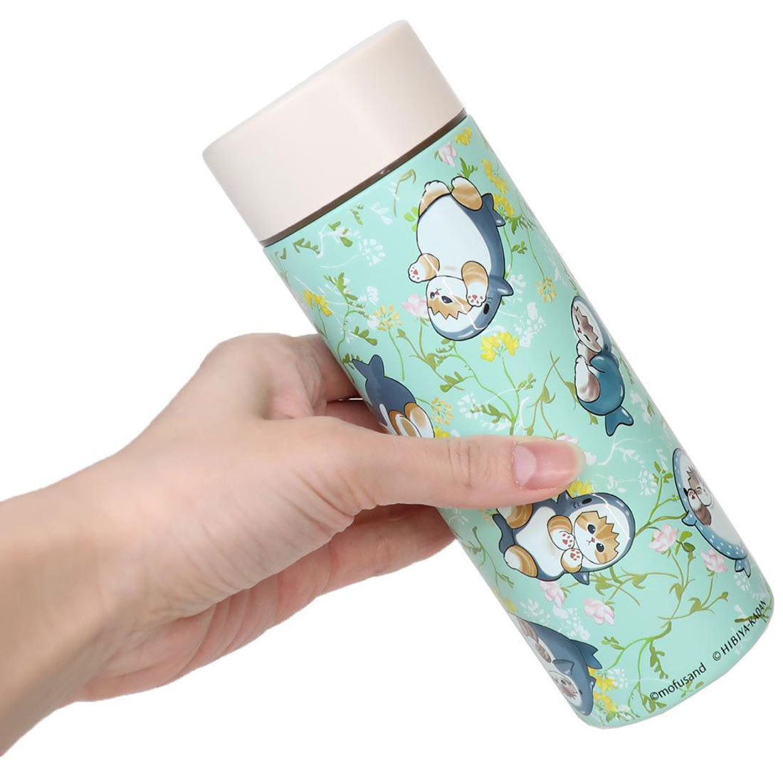 シネマコレクション cinemacollection モフサンドx日比谷花壇 保温保冷水筒 ステンレスボトル300ml サメにゃん mofusand 東亜金属 マイボトル まほうびん キャラクター グッズ 【返品不可商品】 他