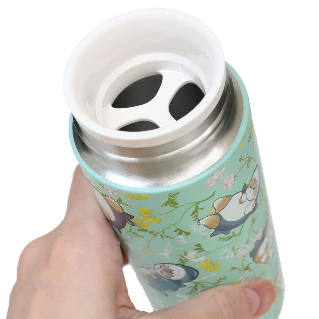 シネマコレクション cinemacollection モフサンドx日比谷花壇 保温保冷水筒 ステンレスボトル300ml サメにゃん mofusand 東亜金属 マイボトル まほうびん キャラクター グッズ 【返品不可商品】 他