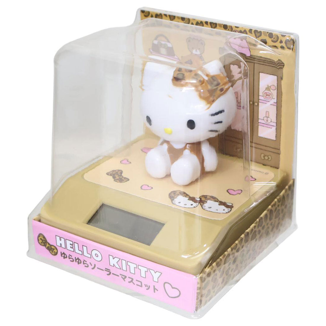 シネマコレクション cinemacollection ハローキティ フィギュア ゆらゆらソーラーマスコット ヒョウ柄ルーム サンリオ かわいい 置物 プレゼント キャラクター グッズ 他