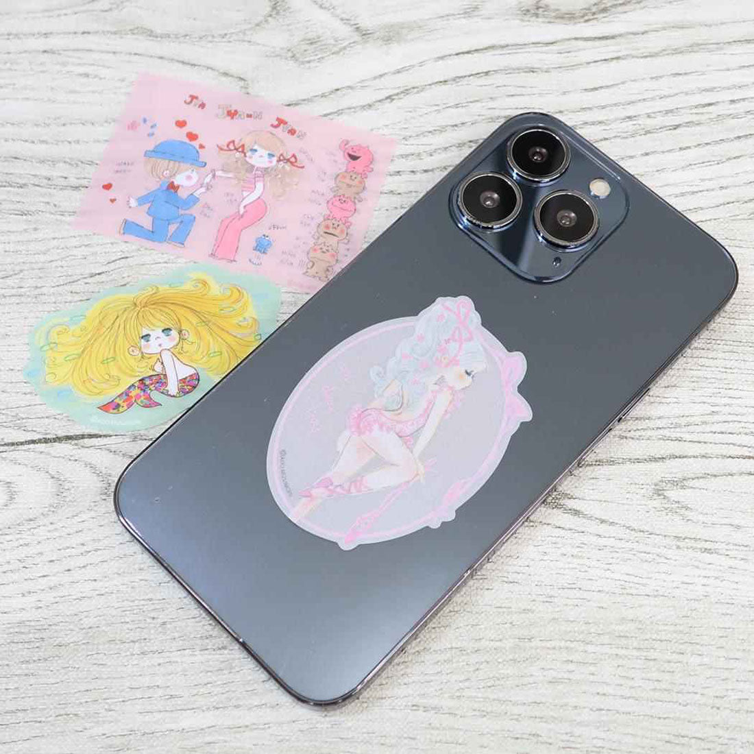 シネマコレクション cinemacollection 水森亜土 キャラクターステッカー クリアステッカーセット cute  デコシール かわいい キャラクター グッズ 他