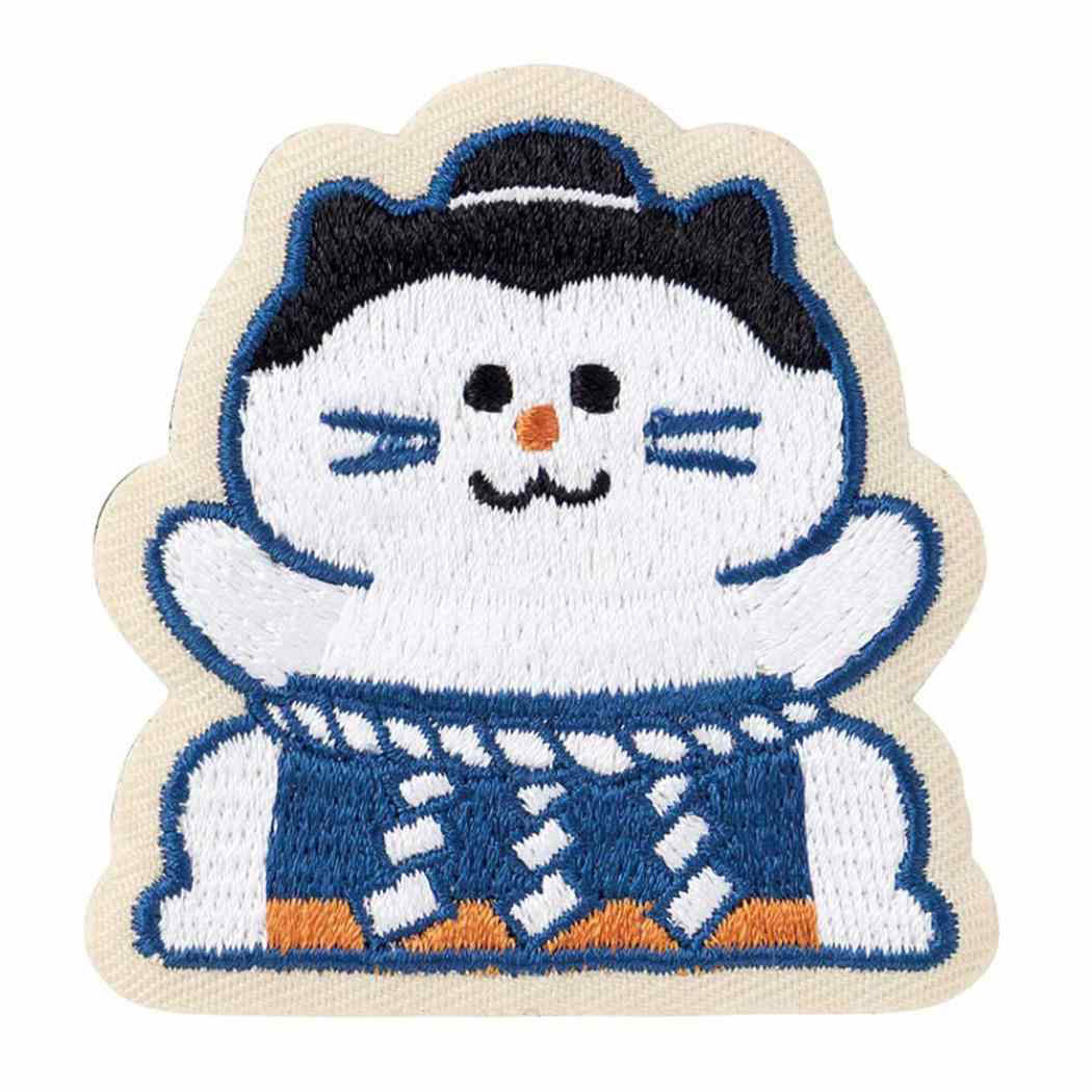シネマコレクション cinemacollection 磁石 おみやげ刺繍マグネット お相撲さん ねこ デコレ お土産 ホワイトボード 冷蔵庫 玄関扉 グッズ マルチカラー