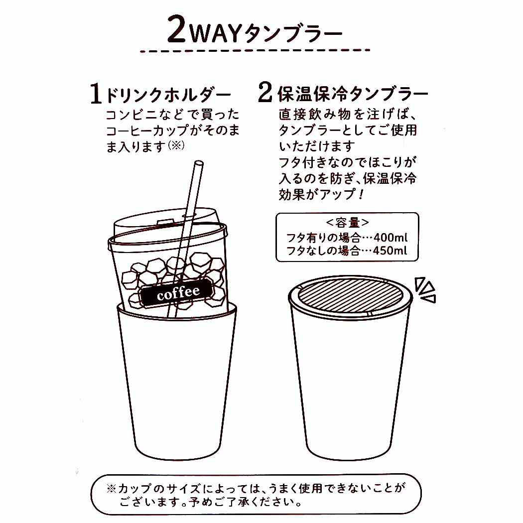 シネマコレクション cinemacollection お菓子シリーズ 保温保冷コップ 2WAY真空二重タンブラーM じゃがりこ サラダ 東亜金属 ステンレス ドリンクホルダー グッズ 【返品不可商品】 他
