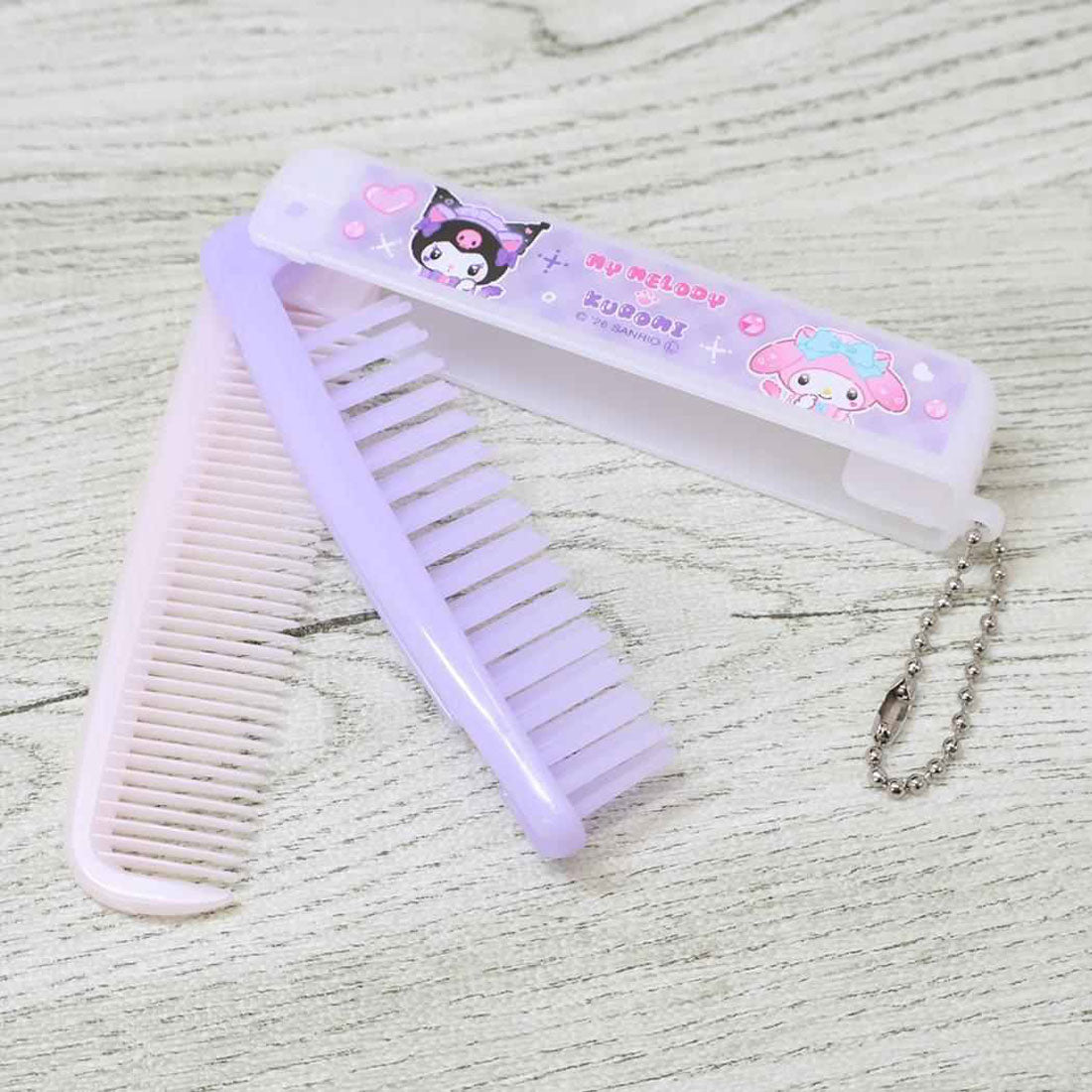 シネマコレクション cinemacollection マイメロディ クロミ ヘアブラシ 折りたたみブラシ＆コーム サンリオ カミオジャパン 折りたたみくし キャラクター グッズ 【返品不可商品】 他