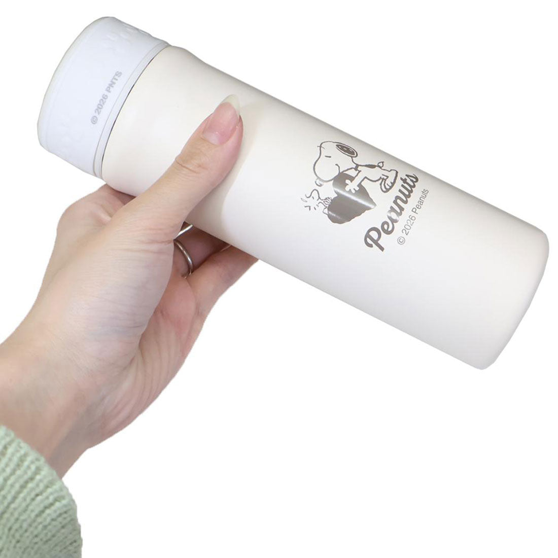 シネマコレクション cinemacollection スヌーピー 保温保冷水筒 ステンレスボトル 400ml はいどうぞ ピーナッツ カミオジャパン プレゼント キャラクター グッズ 【返品不可商品】 他