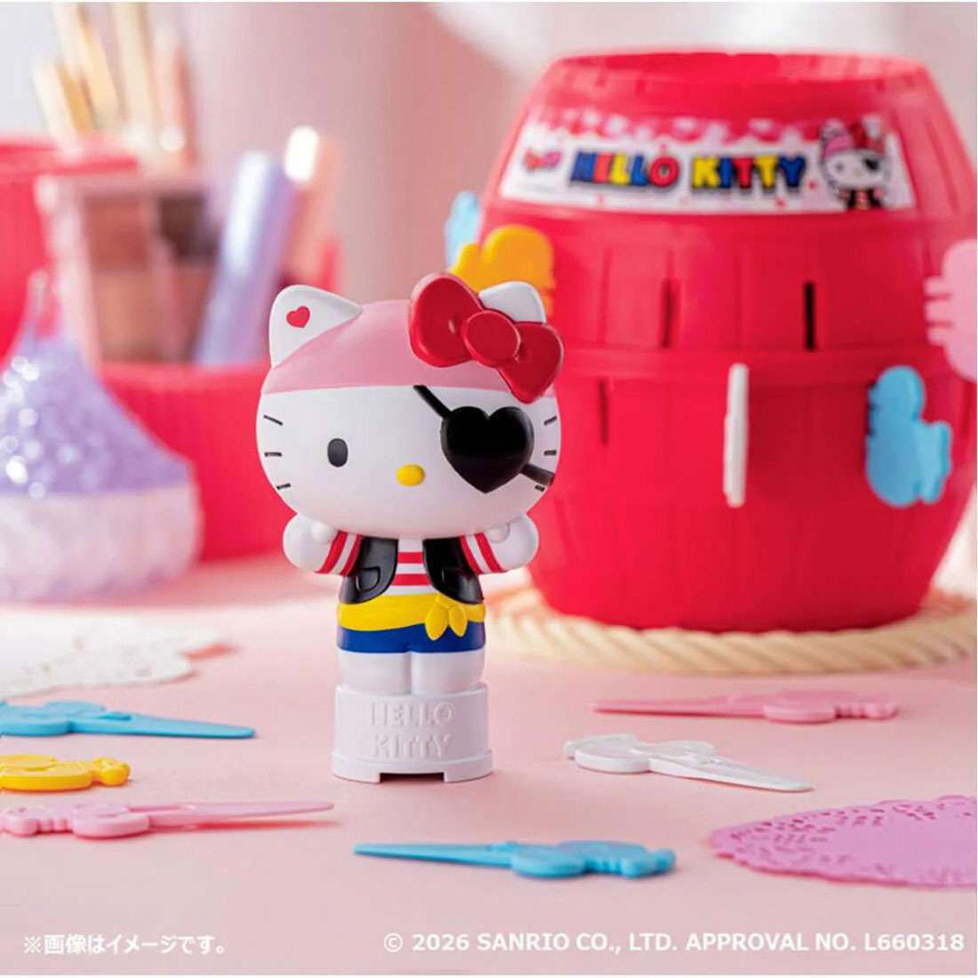 シネマコレクション cinemacollection ハローキティ おもちゃ ハローキティ危機一発 サンリオ タカラトミー パーティーゲーム 黒ひげ危機一髪? キャラクター グッズ 他