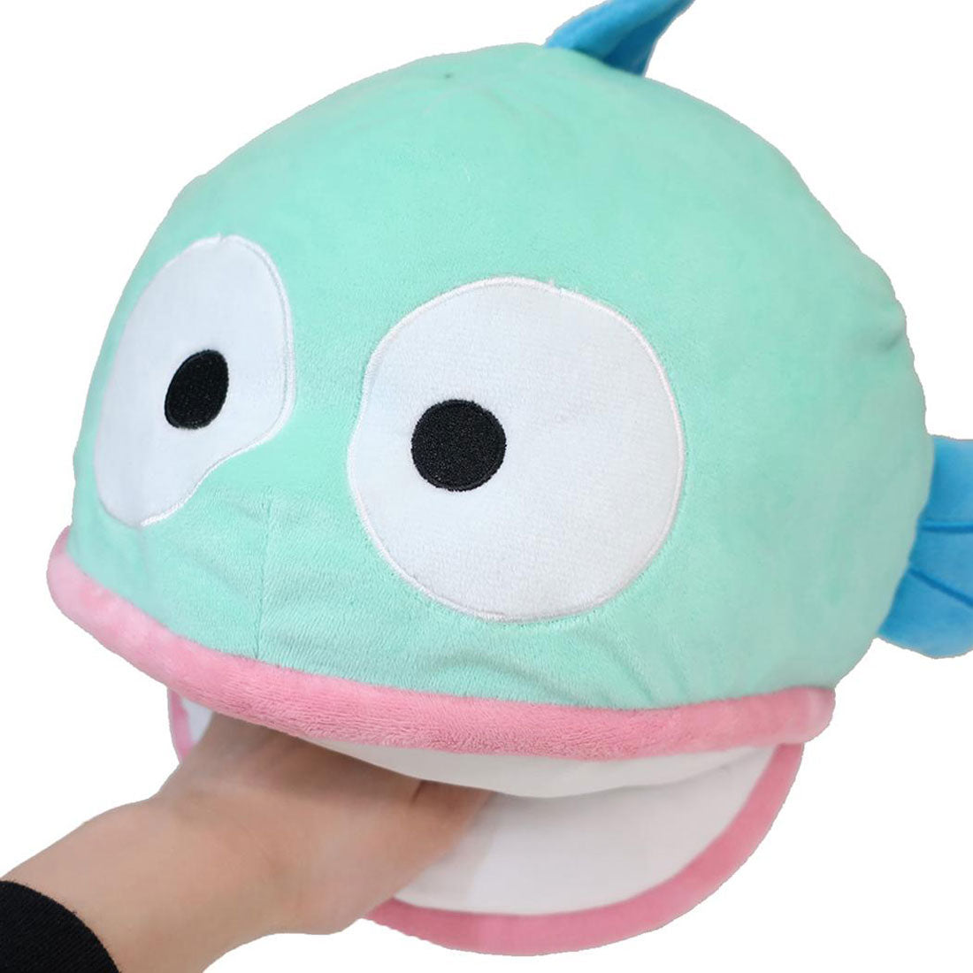 シネマコレクション cinemacollection ハンギョドン クッション パクパクッション サンリオ モリシタ インテリア 冷感生地 キャラクター グッズ ブルー