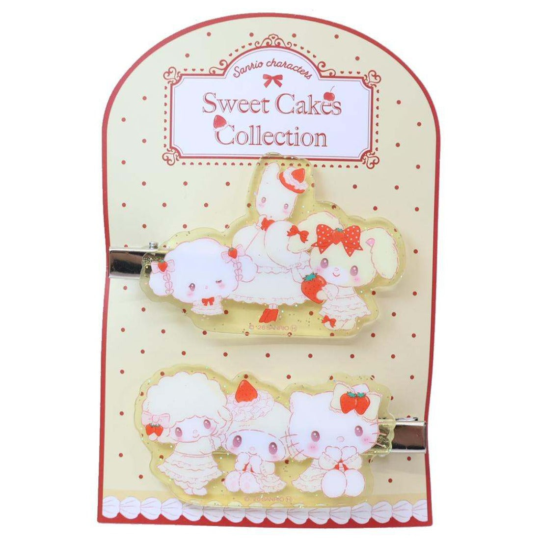 シネマコレクション cinemacollection サンリオキャラクターズ ヘアアクセ マルチクリップ スウィートケーキ YE Sanrio マリモクラフト ヘアアクセサリー 前髪クリップ キャラクター グッズ 他