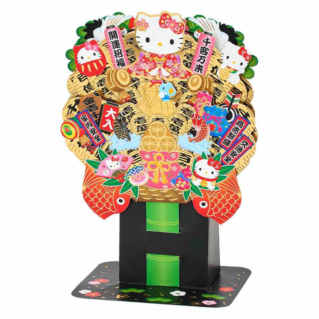 シネマコレクション cinemacollection ハローキティ グリーティングカード KTワフウ WA8-6 多目的 熊手 Sanrio サンリオ メッセージカード キャラクター グッズ 他