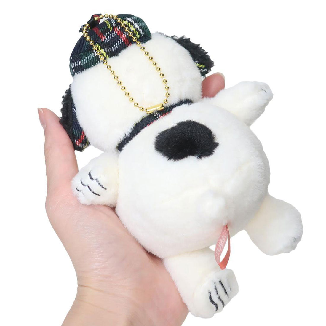シネマコレクション cinemacollection スヌーピー マスコット ミニぬいぐるみボールチェーン チェック オラフ ピーナッツ ナカジマ プレゼント キャラクター グッズ ホワイト