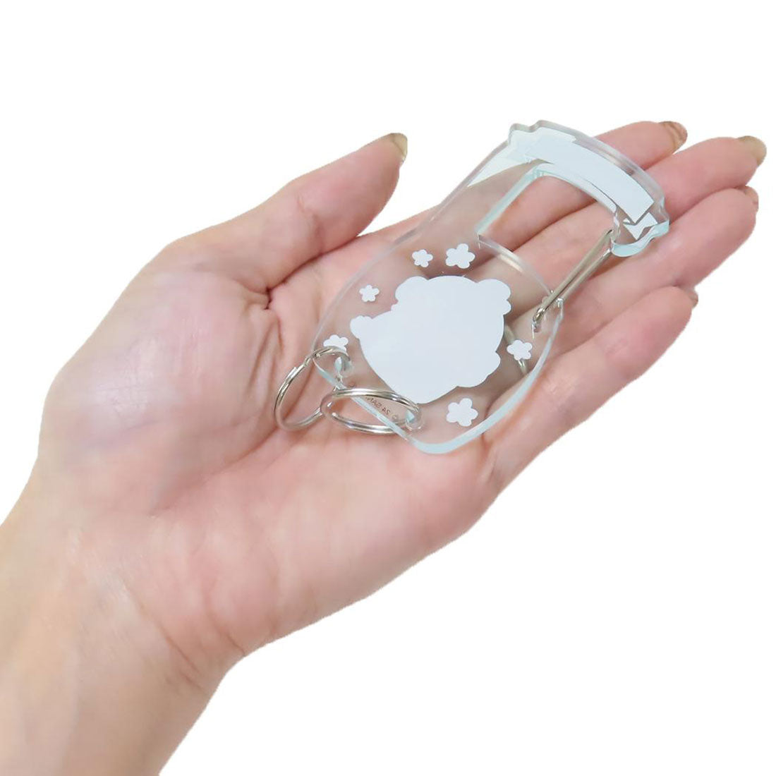 シネマコレクション cinemacollection ハンギョドン キーリング アクリルカラビナキーホルダー サンリオ カミオジャパン チャーム 鍵ホルダー キャラクター グッズ ブルー